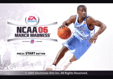 NCAA March Madness 06 screen shot title